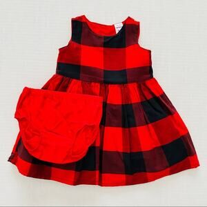 Copied - Carter’s | Buffalo Plaid Sleeveless Holiday Dress